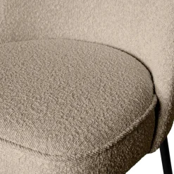 Wohnen Stühle<Boucle Polsterstühle in Beige - Laderla (2er Set)