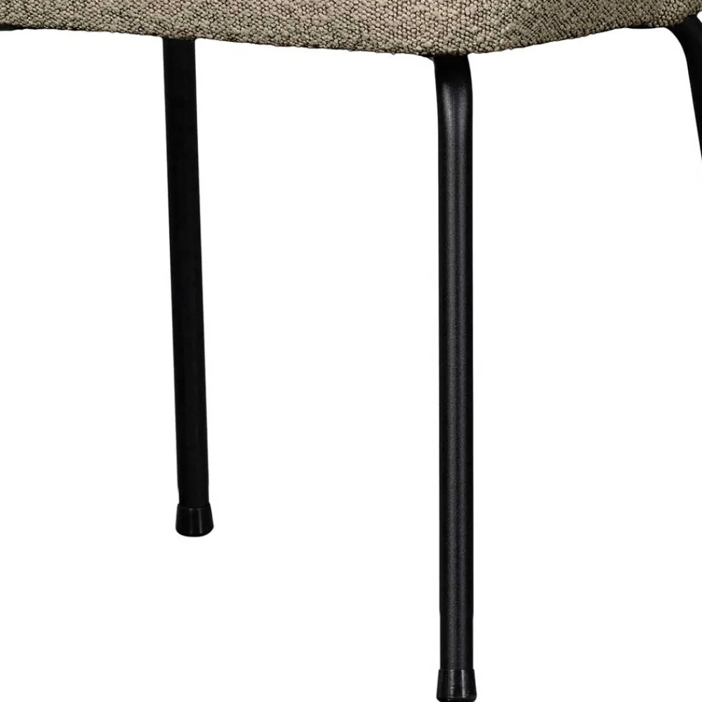 Wohnen Stühle<Boucle Polsterstühle in Beige - Laderla (2er Set)