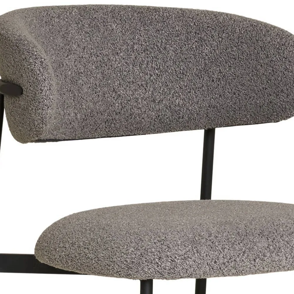 Wohnen Stühle<Boucle Polsterstuhl im Skandi Design - Tornado (2er Set)