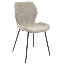 Wohnen Stühle<Boucle Schalenstühle in Beige - Dirava (4er Set)