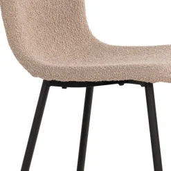 Wohnen Stühle<Boucle Stühle in Beige - Menoria (2er Set)