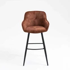 Wohnen Hocker<Braune Barstühle mit Armlehnen - Caballo (2er Set)