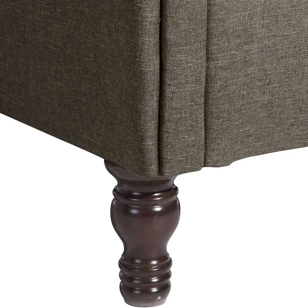 Wohnen Sessel<Brauner Federkernsessel im Chesterfield Look - Palencia