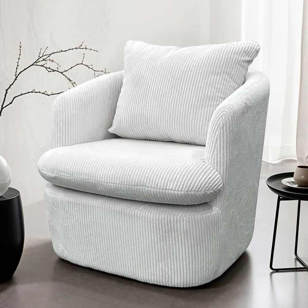 Wohnen Sessel<Breitcord Sessel in Offwhite - Fenturam