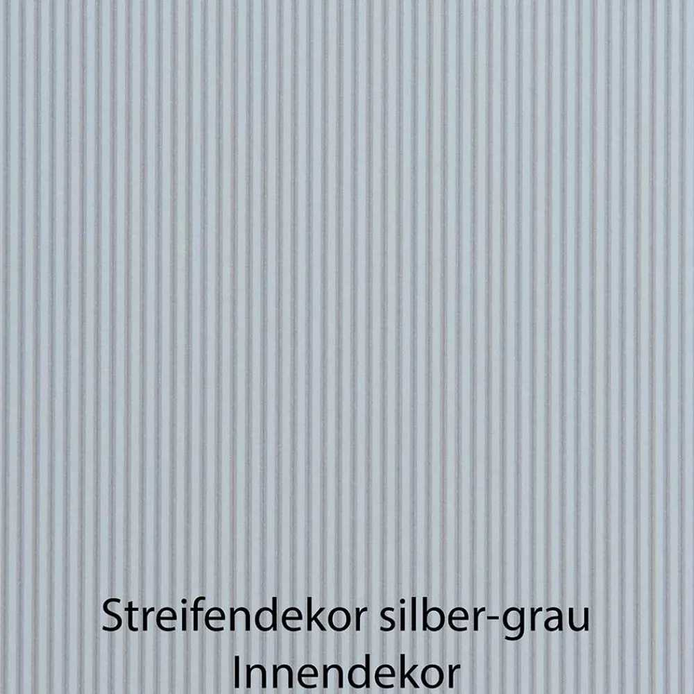 Wohnen Sideboards<Breite Kommode in Hellgrau mit Glasfront - Nucina