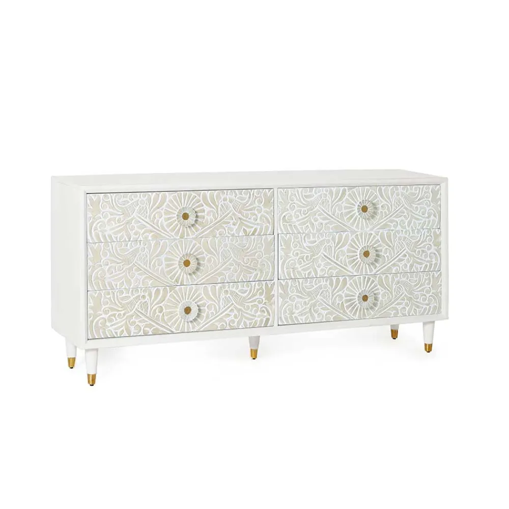 Wohnen Sideboards<Breite Kommode mit sechs Schubladen - Triboot