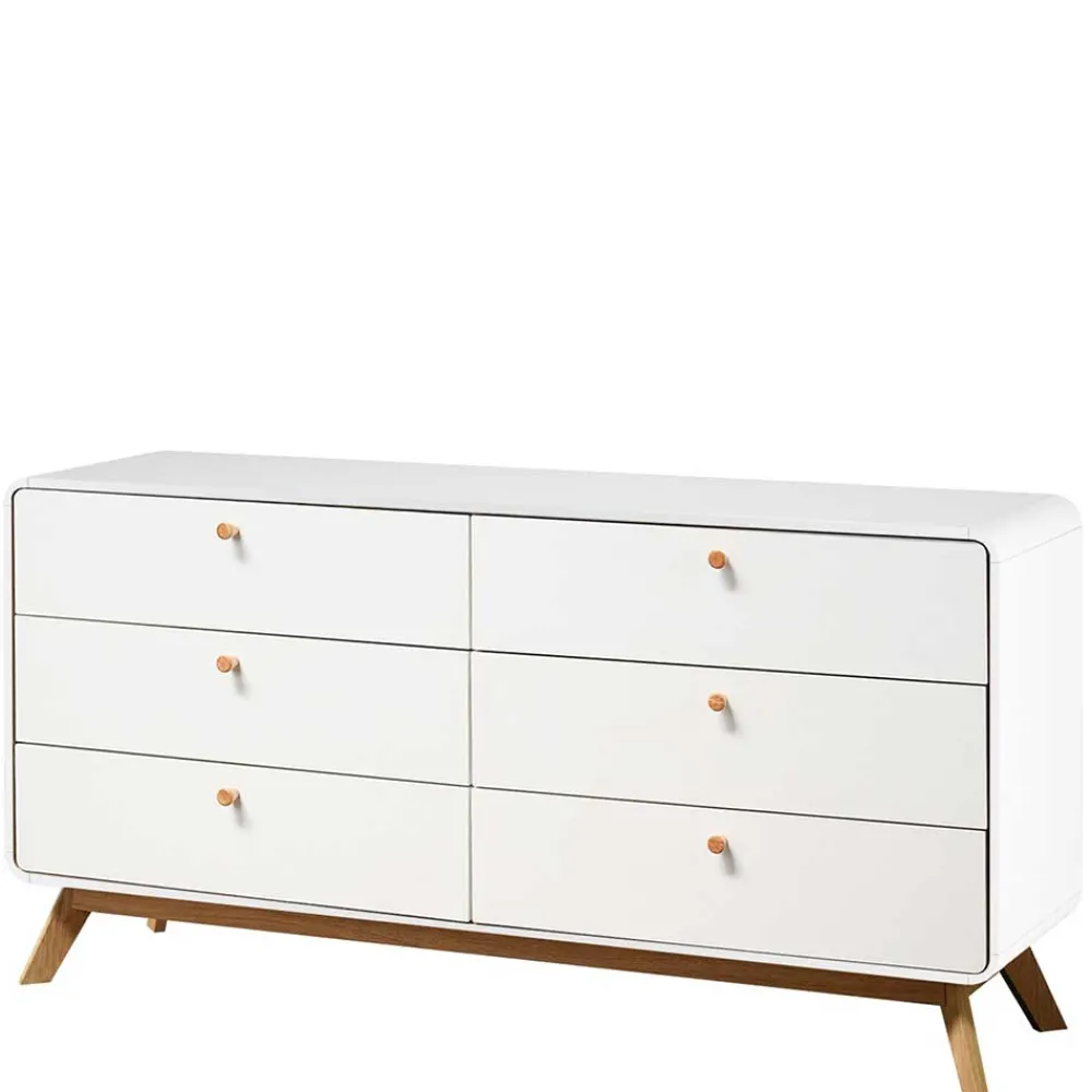 Wohnen Sideboards<Breite Kommode mit sechs Schubladen - Kolreva