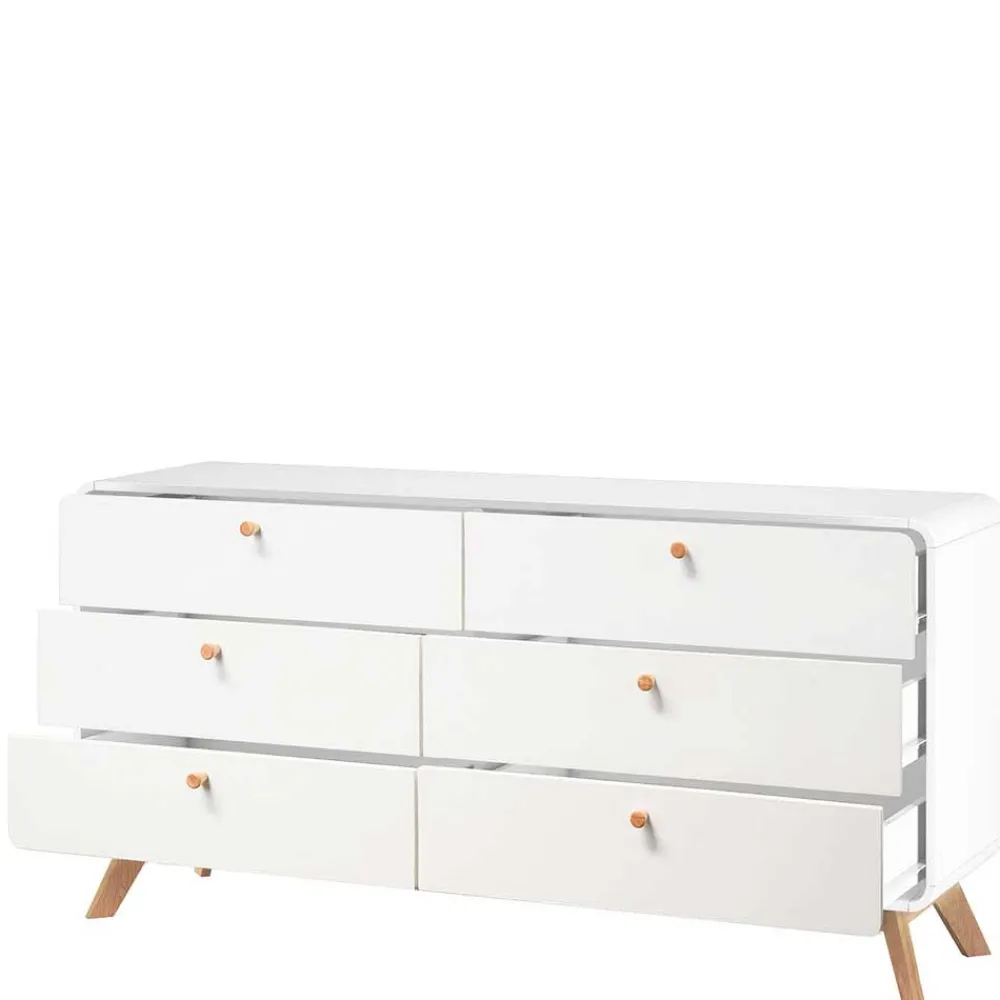 Wohnen Sideboards<Breite Kommode mit sechs Schubladen - Kolreva