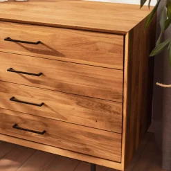 Wohnen Sideboards<Breite Kommode mit vier Schubladen & Tür - Kerfa