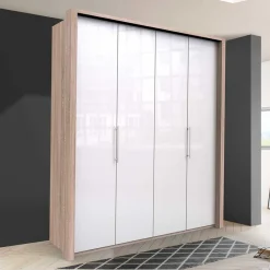 Wohnen Kleiderschränke<Breiter Kleiderschrank mit 2 Gleittüren - Bosays