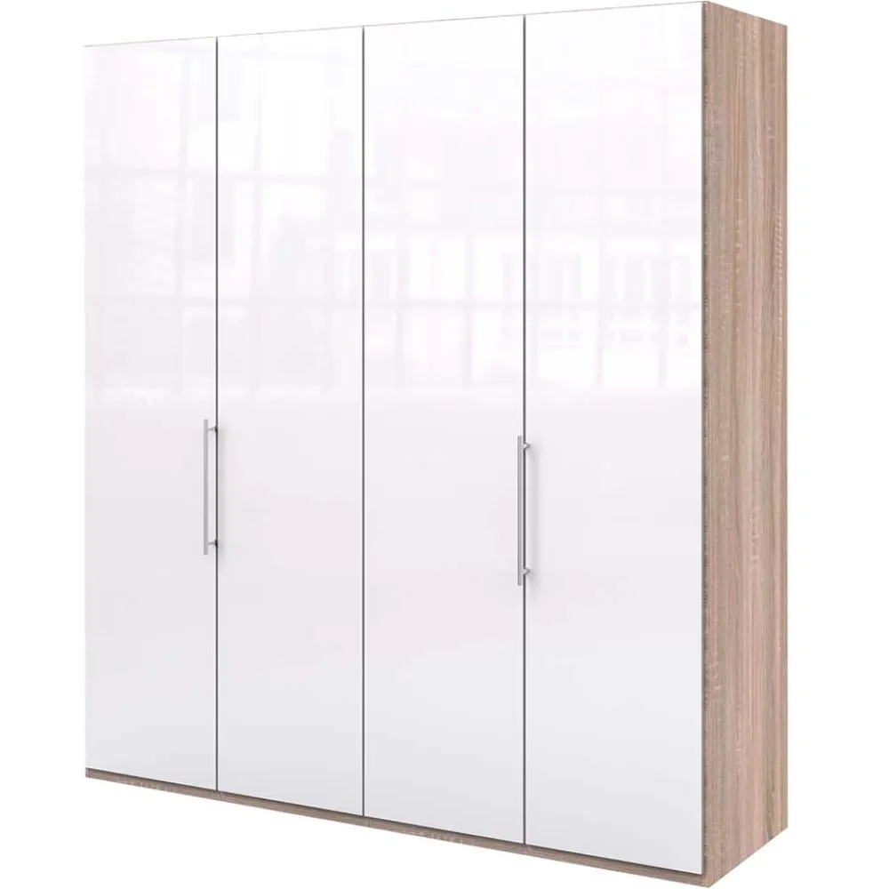 Wohnen Kleiderschränke<Breiter Kleiderschrank mit 2 Gleittüren - Bosays