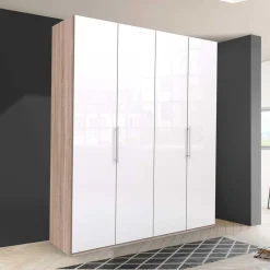 Wohnen Kleiderschränke<Breiter Kleiderschrank mit 2 Gleittüren - Bosays