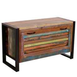 Wohnen Garderoben<Bunte Flurmöbel im Shabby Chic - Vosbadus (vierteilig)