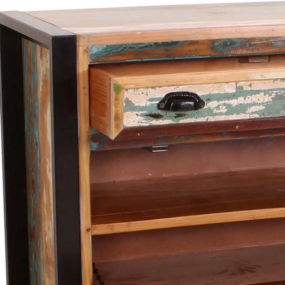 Wohnen Garderoben<Bunte Flurmöbel im Shabby Chic - Vosbadus (vierteilig)