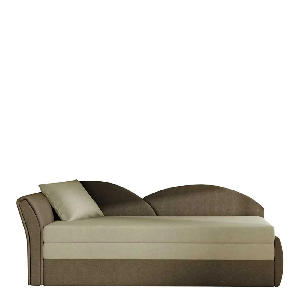 Wohnen Betten|Sofas<Chaiselongue mit Bettfunktion zweifarbig - Lagroma