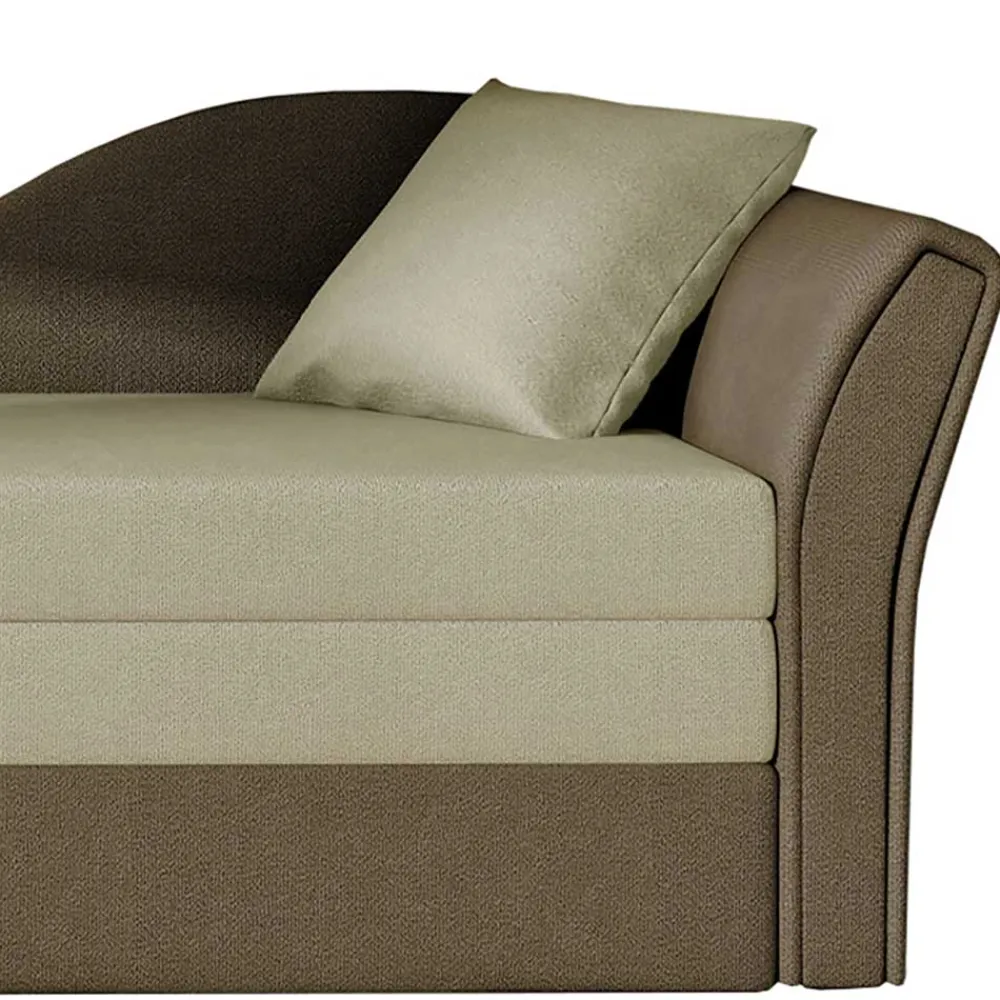 Wohnen Betten|Sofas<Chaiselongue mit Bettfunktion zweifarbig - Lagroma
