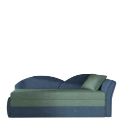 Wohnen Betten<Chaiselongue mit Bettfunktion in Grün und Blau - Relisa