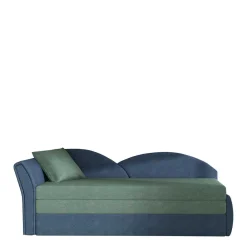 Wohnen Betten<Chaiselongue mit Bettfunktion in Grün und Blau - Relisa