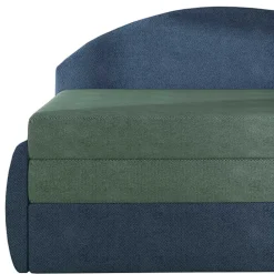 Wohnen Betten<Chaiselongue mit Bettfunktion in Grün und Blau - Relisa