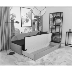 Wohnen Betten<Chaiselongue mit Bettfunktion in Grün und Blau - Relisa