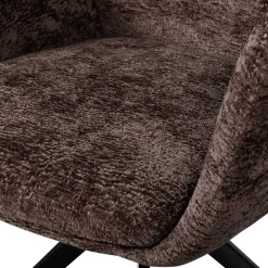 Wohnen Stühle<Chenille Armlehnenstühle mit Drehgestell - Abruzzia
