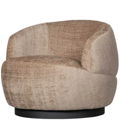 Wohnen Sessel<Chenille Drehsessel in Beige - Anvica