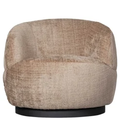 Wohnen Sessel<Chenille Drehsessel in Beige - Anvica