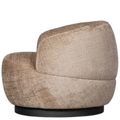Wohnen Sessel<Chenille Drehsessel in Beige - Anvica