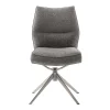 Wohnen Stühle<Chenille Esszimmerstuhl um 360 Grad drehbar - Padira (2er Set)