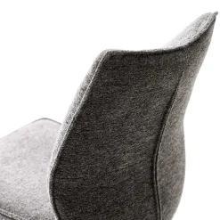 Wohnen Stühle<Chenille Esszimmerstuhl um 360 Grad drehbar - Padira (2er Set)