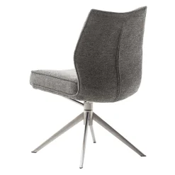 Wohnen Stühle<Chenille Esszimmerstuhl um 360 Grad drehbar - Padira (2er Set)