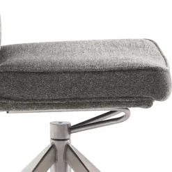 Wohnen Stühle<Chenille Esszimmerstuhl um 360 Grad drehbar - Padira (2er Set)