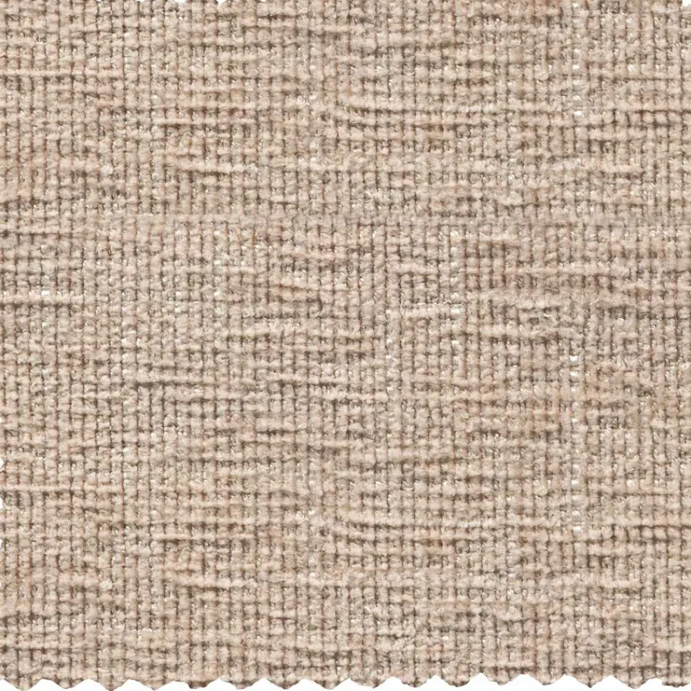 Wohnen Hocker<Chenille Hocker in Beigegrau Melange - Paola
