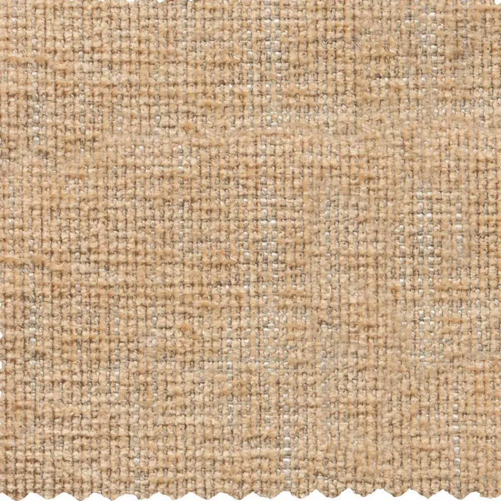 Wohnen Hocker<Chenille Polsterhocker in Champagner - Icoleran