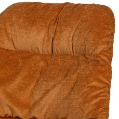 Wohnen Sessel<Chenille Relaxsessel in Ocker - Zinatella (zweiteilig)