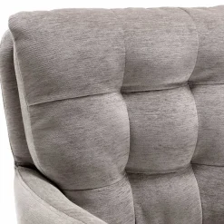 Wohnen Stühle<Chenille Tischsessel in Taupe - Fiorello (2er Set)