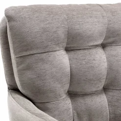 Wohnen Stühle<Chenille Tischsessel in Taupe - Vatros (2er Set)