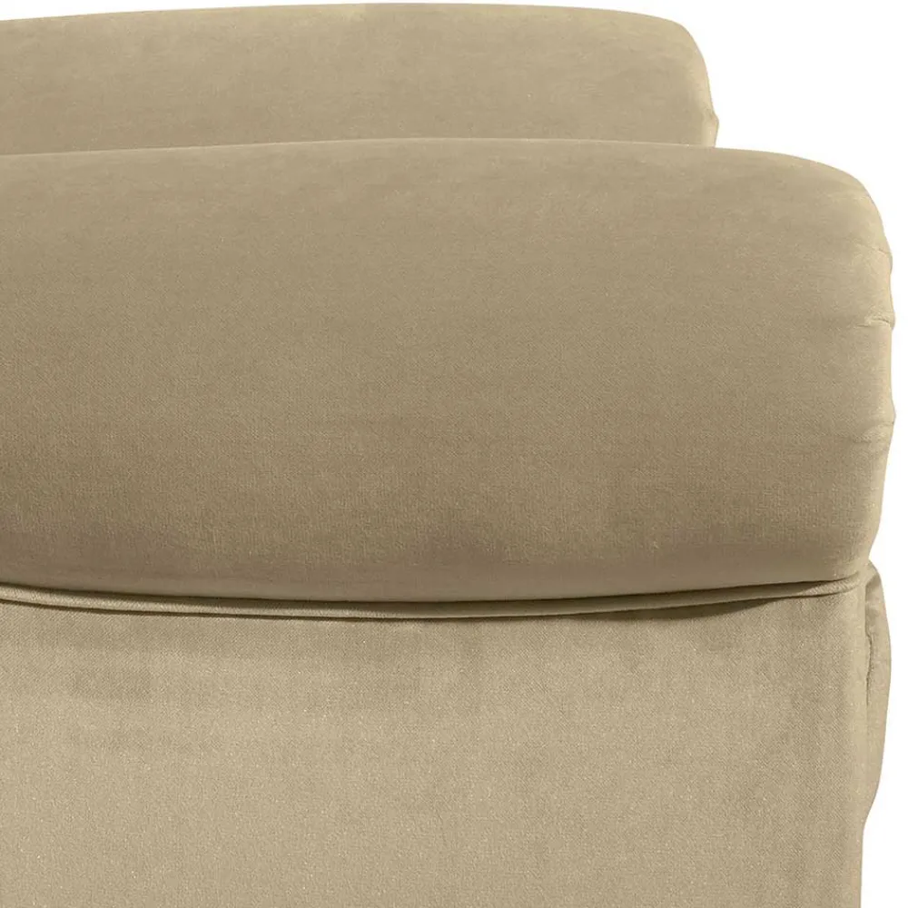 Wohnen Sessel<Chesterfield Ohrenbackensessel in Beige - Mavilia