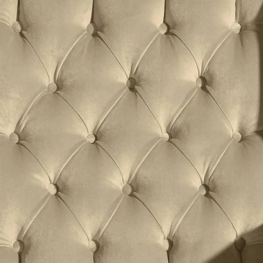 Wohnen Sessel<Chesterfield Ohrenbackensessel in Beige - Mavilia