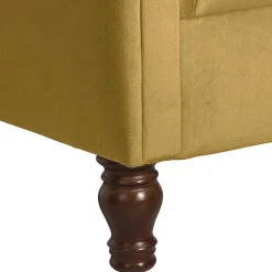 Wohnen Sessel<Chesterfield Ohrenbackensessel aus Samtvelours - Gregg