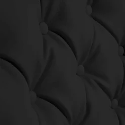 Wohnen Sessel<Chesterfield Polstersessel in Schwarz Kunstleder - Centurion