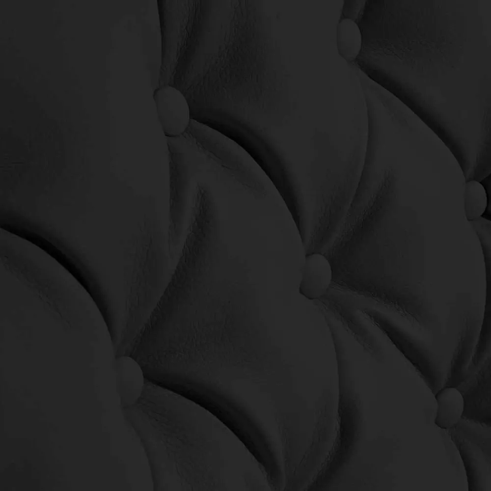 Wohnen Sessel<Chesterfield Polstersessel in Schwarz Kunstleder - Centurion