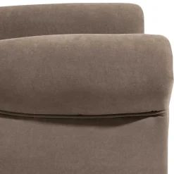 Wohnen Sessel<Chesterfield Velours-Sessel in Beigegrau - Georgetta