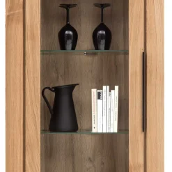 Wohnen Vitrinen<70cm breite Vitrine 2-türig - 199 cm hoch - Nelenia