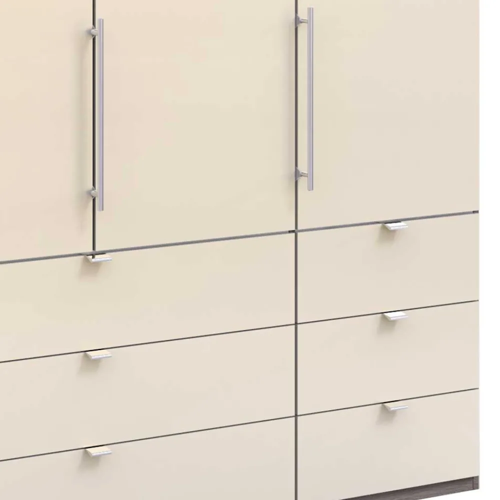 Wohnen Kleiderschränke|Schränke<150cm breiter Kleiderschrank mit sechs Schubladen - Membres
