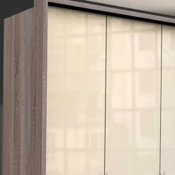 Wohnen Kleiderschränke|Schränke<150cm breiter Kleiderschrank mit sechs Schubladen - Membres