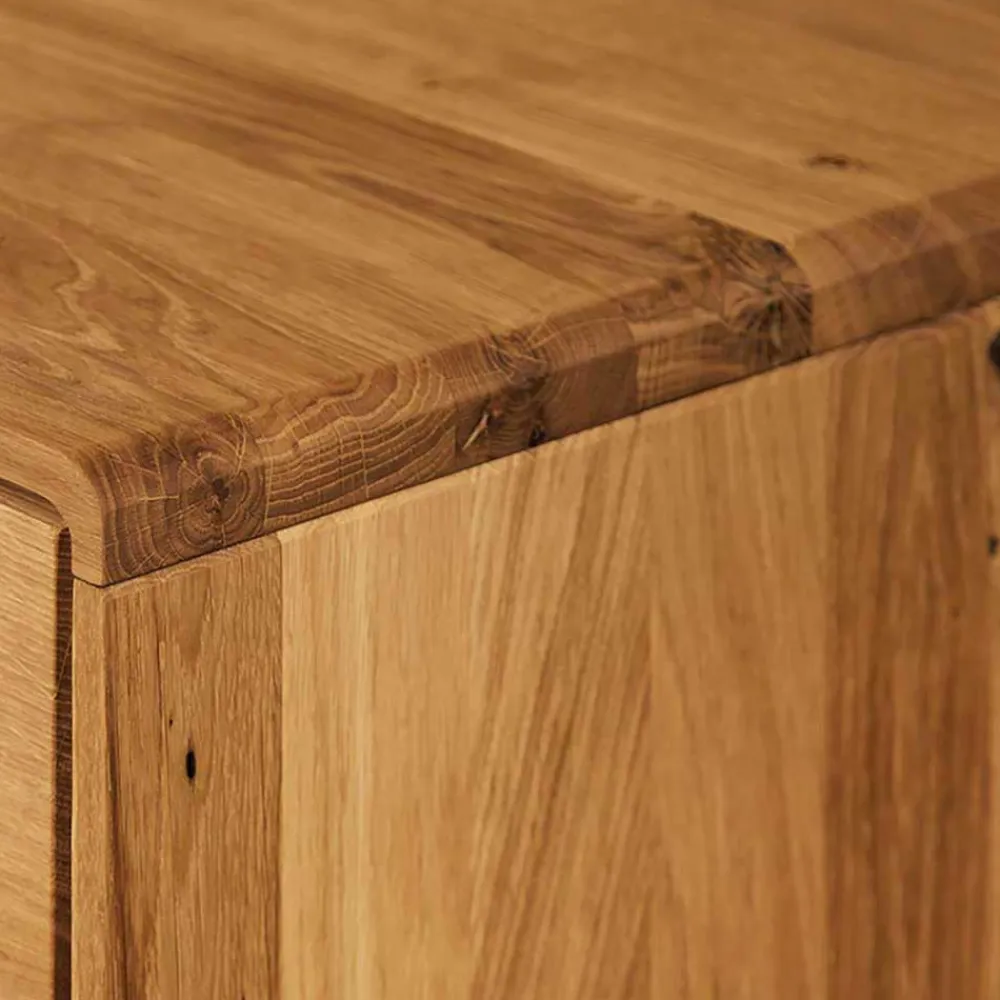 Wohnen Tv & Hifi-Möbel<134cm breiter TV Unterschrank aus Holz - Eavy I