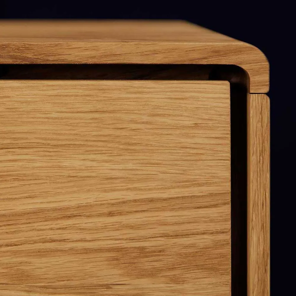 Wohnen Tv & Hifi-Möbel<134cm breiter TV Unterschrank aus Holz - Eavy I