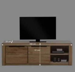 Wohnen Tv & Hifi-Möbel|Lowboards<160cm breites TV Lowboard mit Doppeltür - Nelenia