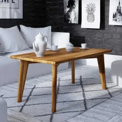 Wohnen Tische<48cm hoher Holz Couchtisch aus Wildeiche - Eavy